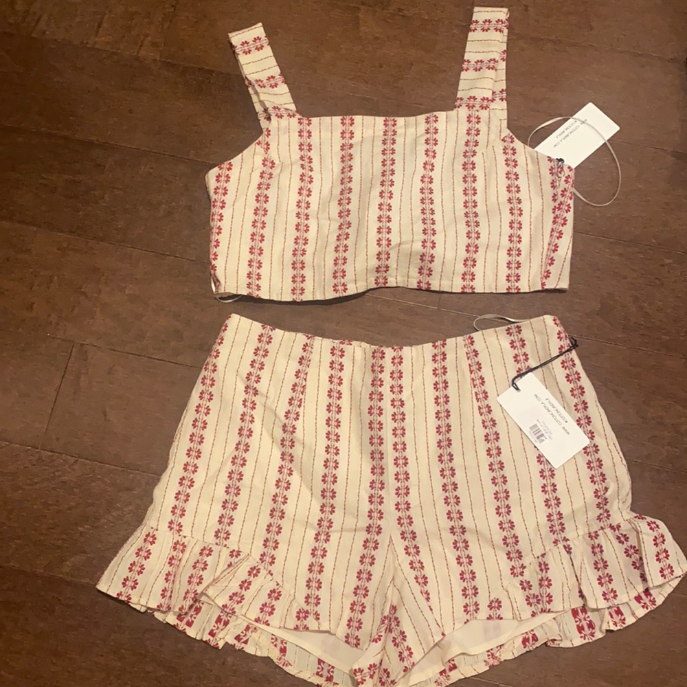 Cotton Candy LA short set